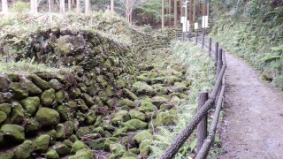 【熊野磨崖仏】遊歩道の光景