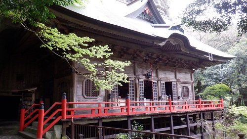【両子寺】奥の院全景