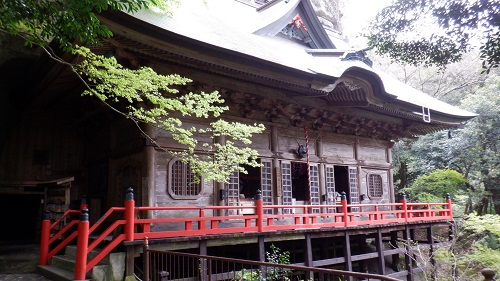 【両子寺】奥の院全景