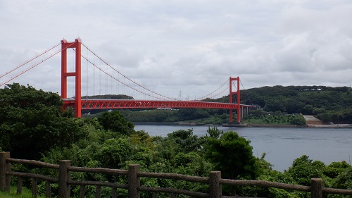 平戸大橋と海の光景