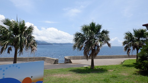 道の駅生月島からの光景