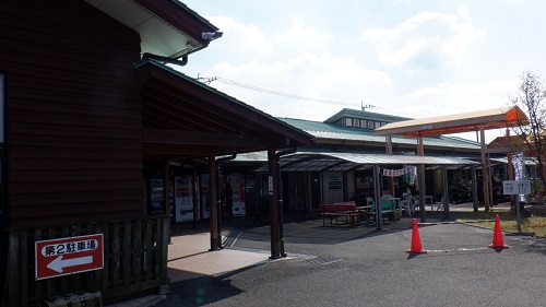 道の駅すえよし駐車場からの光景