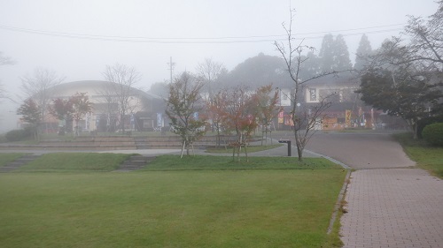 曾木の滝側から見た公園の光景