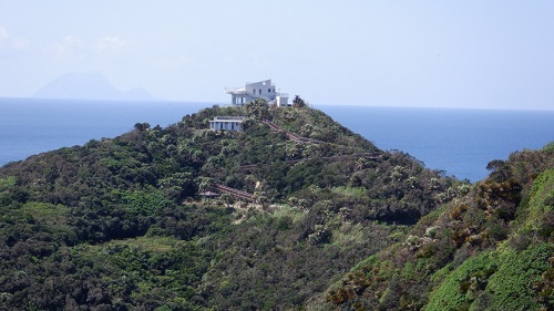 佐多岬展望台の遠景