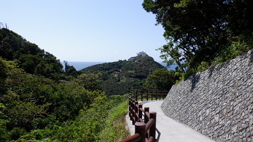 佐多岬遊歩道から見た周辺光景