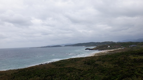 角島灯台展望から見た周辺の光景