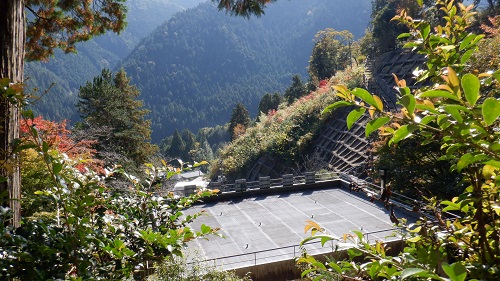 湯の山温泉高台からの光景