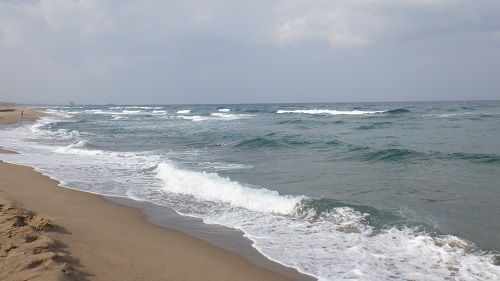 波が荒い日本海