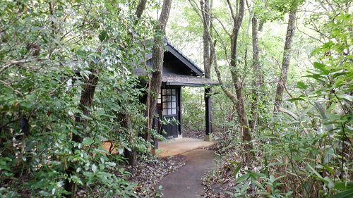 筌ノ口温泉新清館の混浴露天風呂