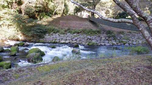 神川大滝敷地内を流れる川