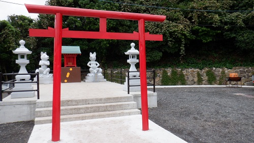 元の隅神社の拝殿