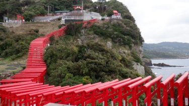 山口県のパワースポット【元の隅神社 】！立ち並ぶ赤い鳥居の先へ