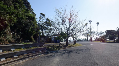 権現山駐車場の光景