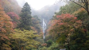 岡山県神庭の滝の光景