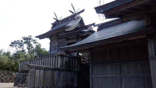 白兎神社の本殿周辺