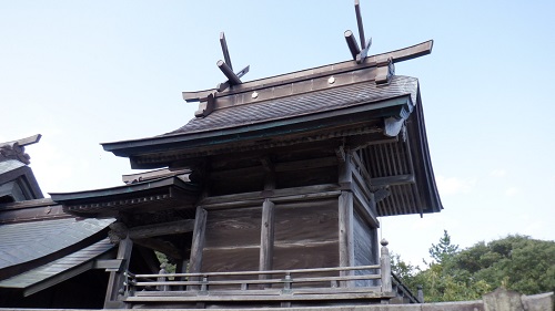 白兎神社本殿と拝殿