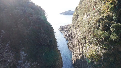 展望台から見た馬ケ背の光景