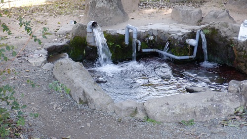 前川水源の給水所