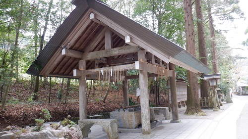 天岩戸神社の手水舎