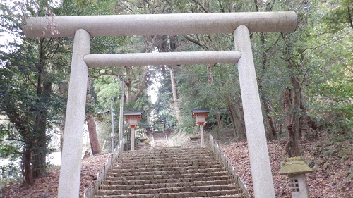 天岩戸神社東本宮の入口鳥居