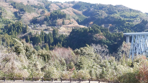 青雲橋周辺の景色