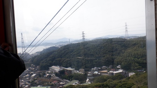 火の山公園ロープウエイからの景色