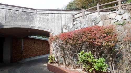 火の山公園頂上近くの通路